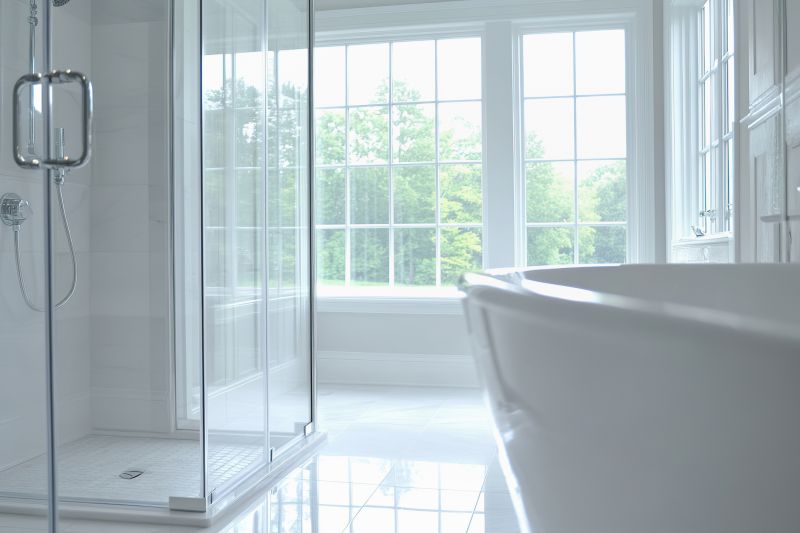 Glass-Enclosed Tub